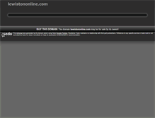 Tablet Screenshot of lewistononline.com